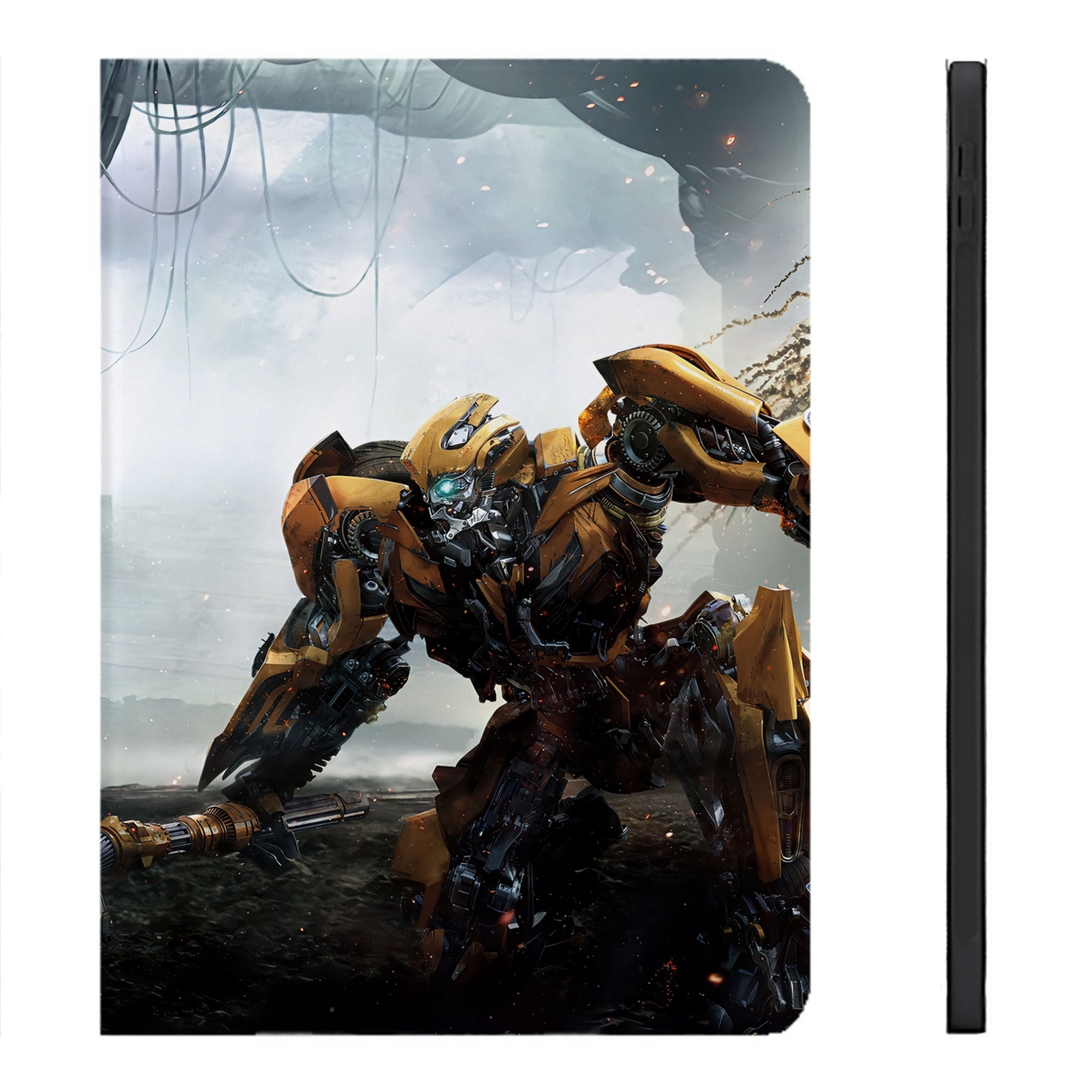 （画像用） Transformers トランスフォーマー IPadケース ペンホルダー付き ブックスタイルデザイン